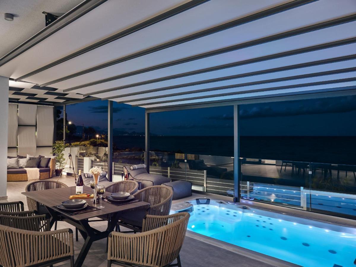 Blue View Villa - Coastal Elegance With Swim Spa, By Zantewize Alikanás Exterior foto